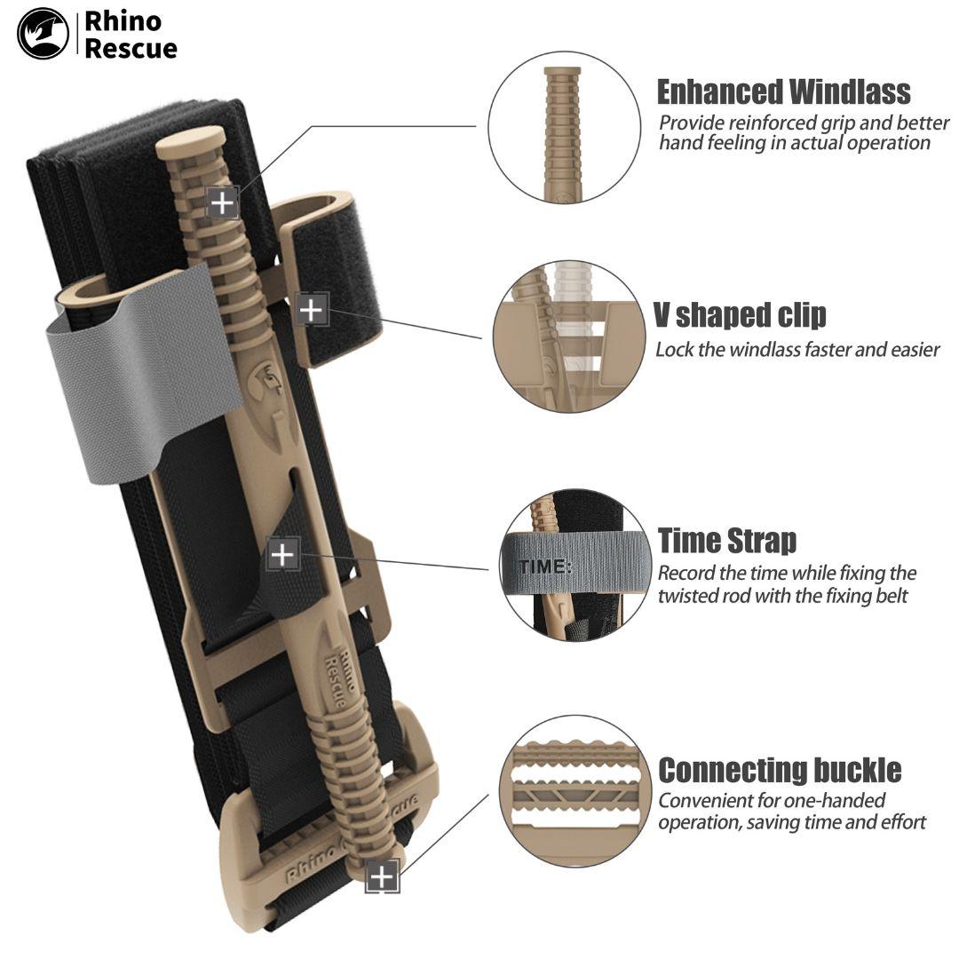 【２個セット】新品　実物　米国FDA認証　RHINO TACTICAL　止血帯