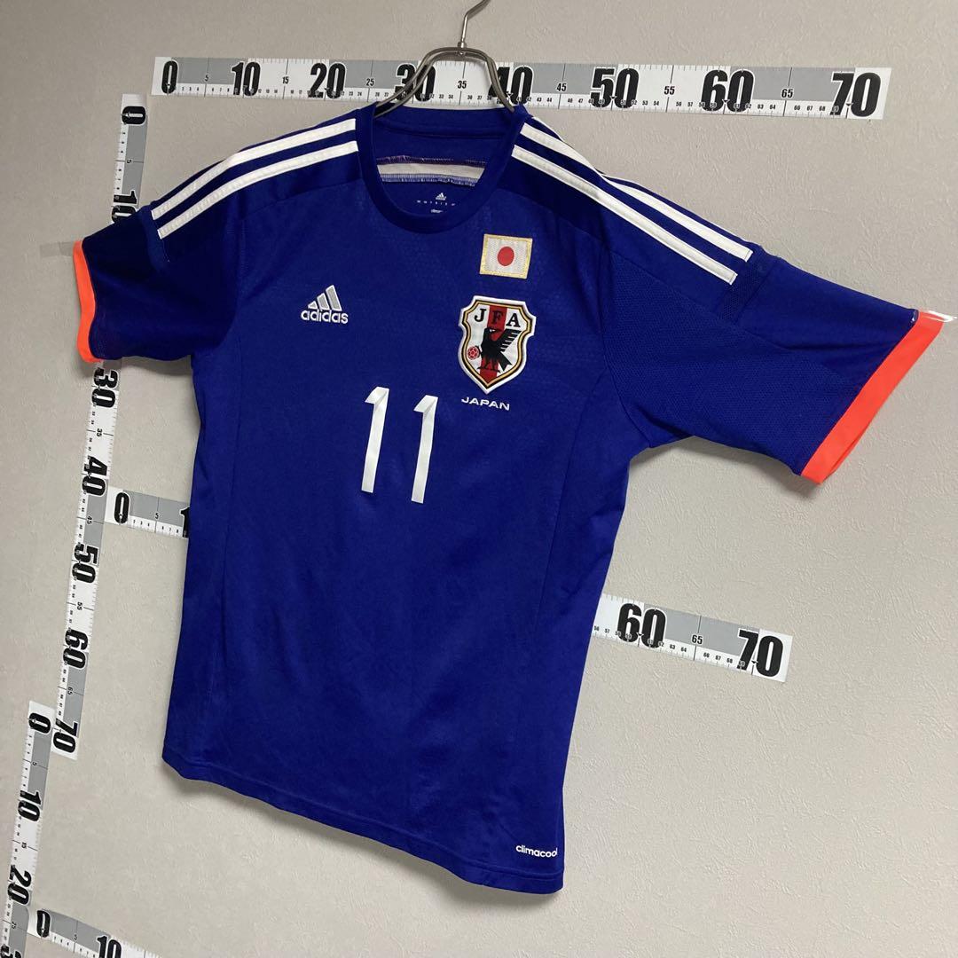 adidas アディダス 柿谷曜一朗 2014年W杯 日本代表 ユニフォームL青