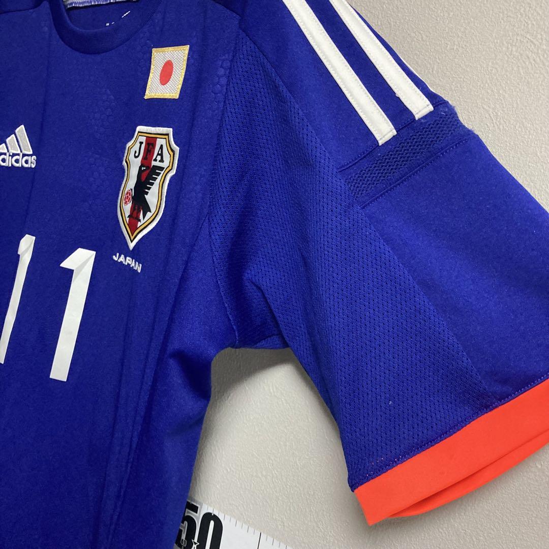 adidas アディダス 柿谷曜一朗 2014年W杯 日本代表 ユニフォームL青
