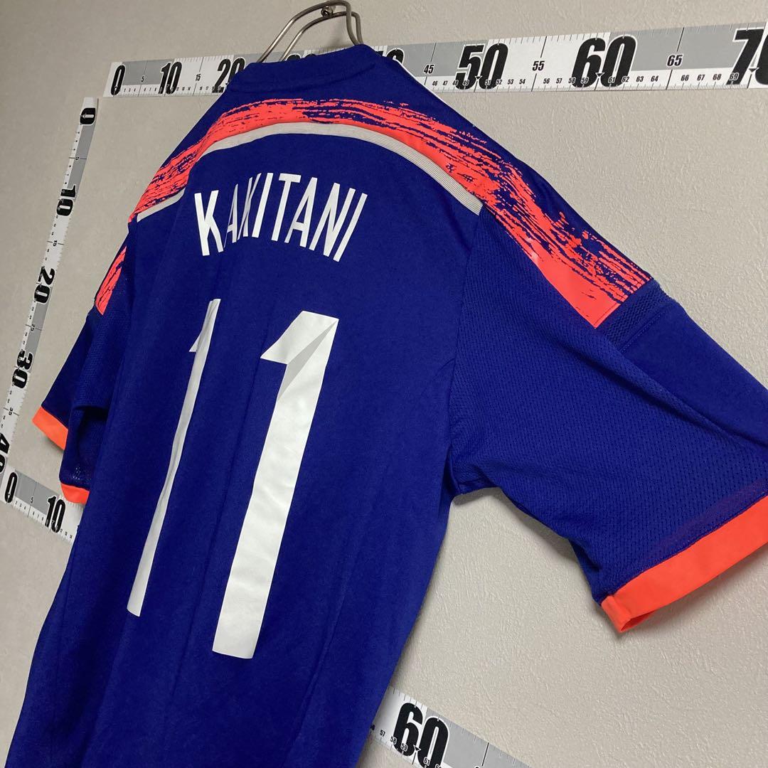 adidas アディダス 柿谷曜一朗 2014年W杯 日本代表 ユニフォームL青