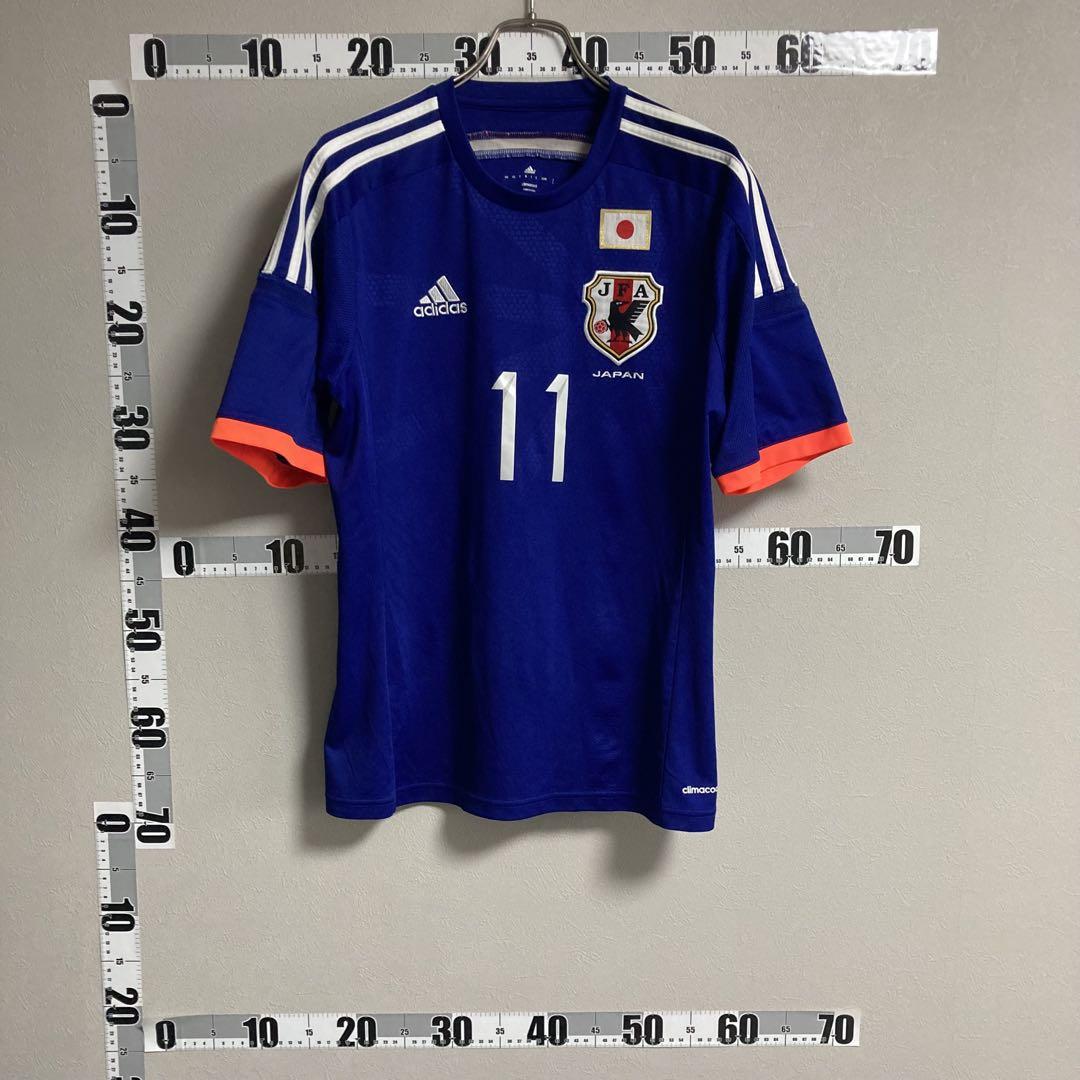 adidas アディダス 柿谷曜一朗 2014年W杯 日本代表 ユニフォームL青