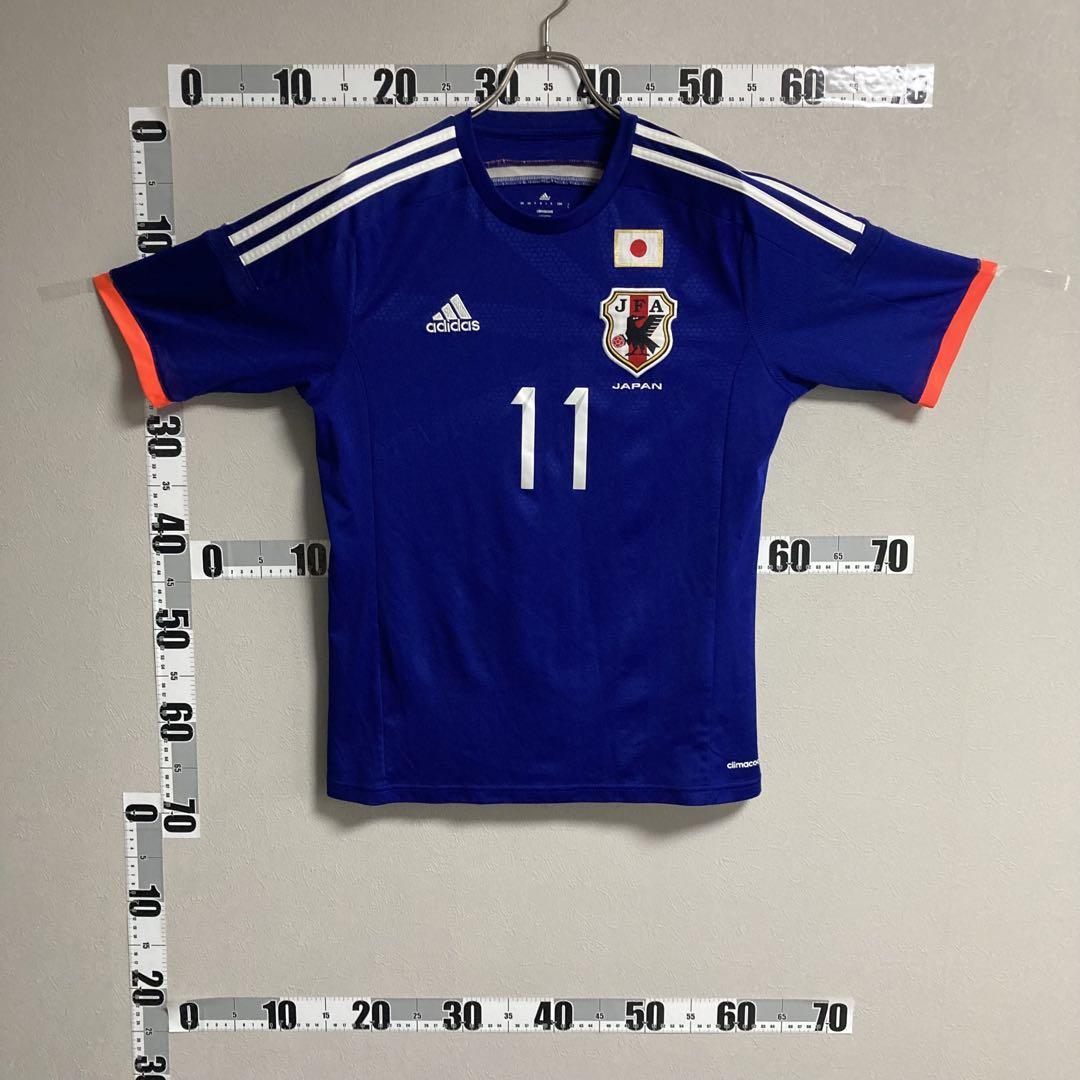 adidas アディダス 柿谷曜一朗 2014年W杯 日本代表 ユニフォームL青