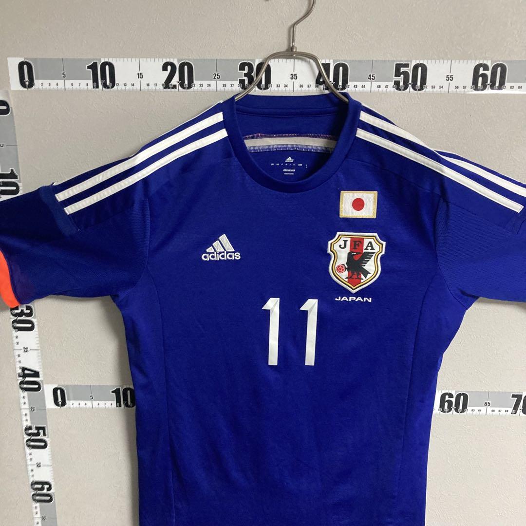 adidas アディダス 柿谷曜一朗 2014年W杯 日本代表 ユニフォームL青