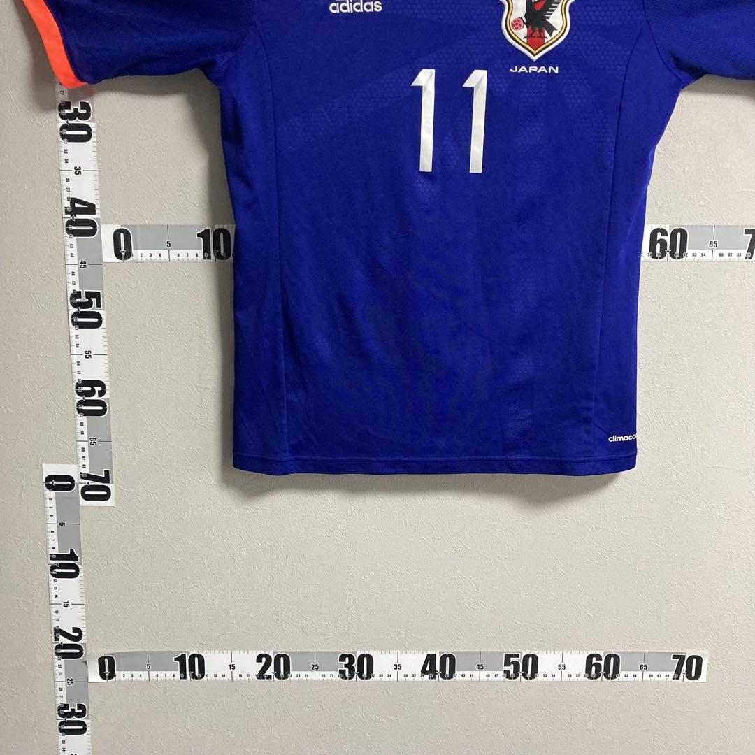 adidas アディダス 柿谷曜一朗 2014年W杯 日本代表 ユニフォームL青