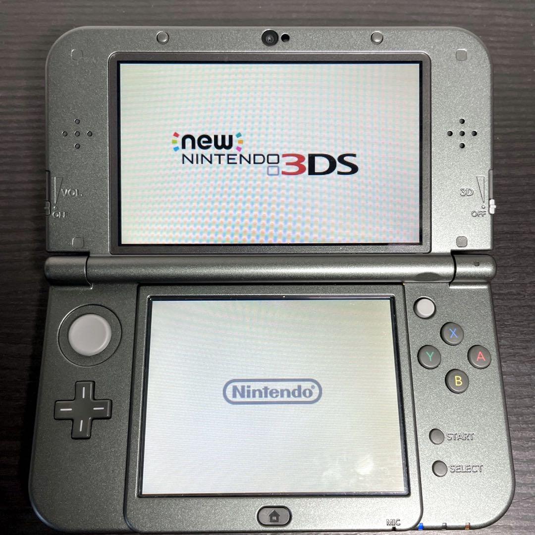 未使用級 newニンテンドー3DS LL メタリックブラック 任天堂 画像3