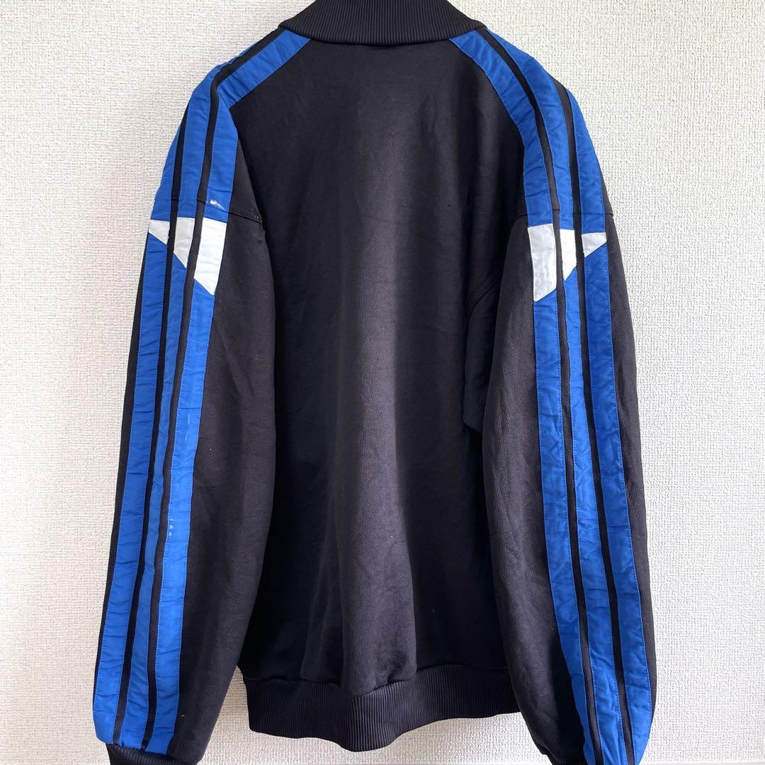 90s】アディダストラックジャケットジャージ刺繍ロゴy2kボロ古着