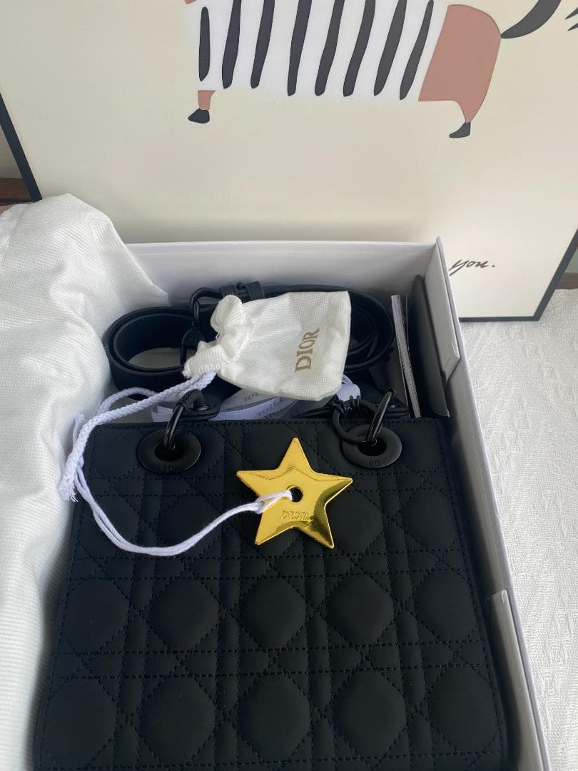 Dior ブラック レザー ショルダーバッグ ミニサイズ Dior ブラック レザー ショルダーバッグ ミニサイズ