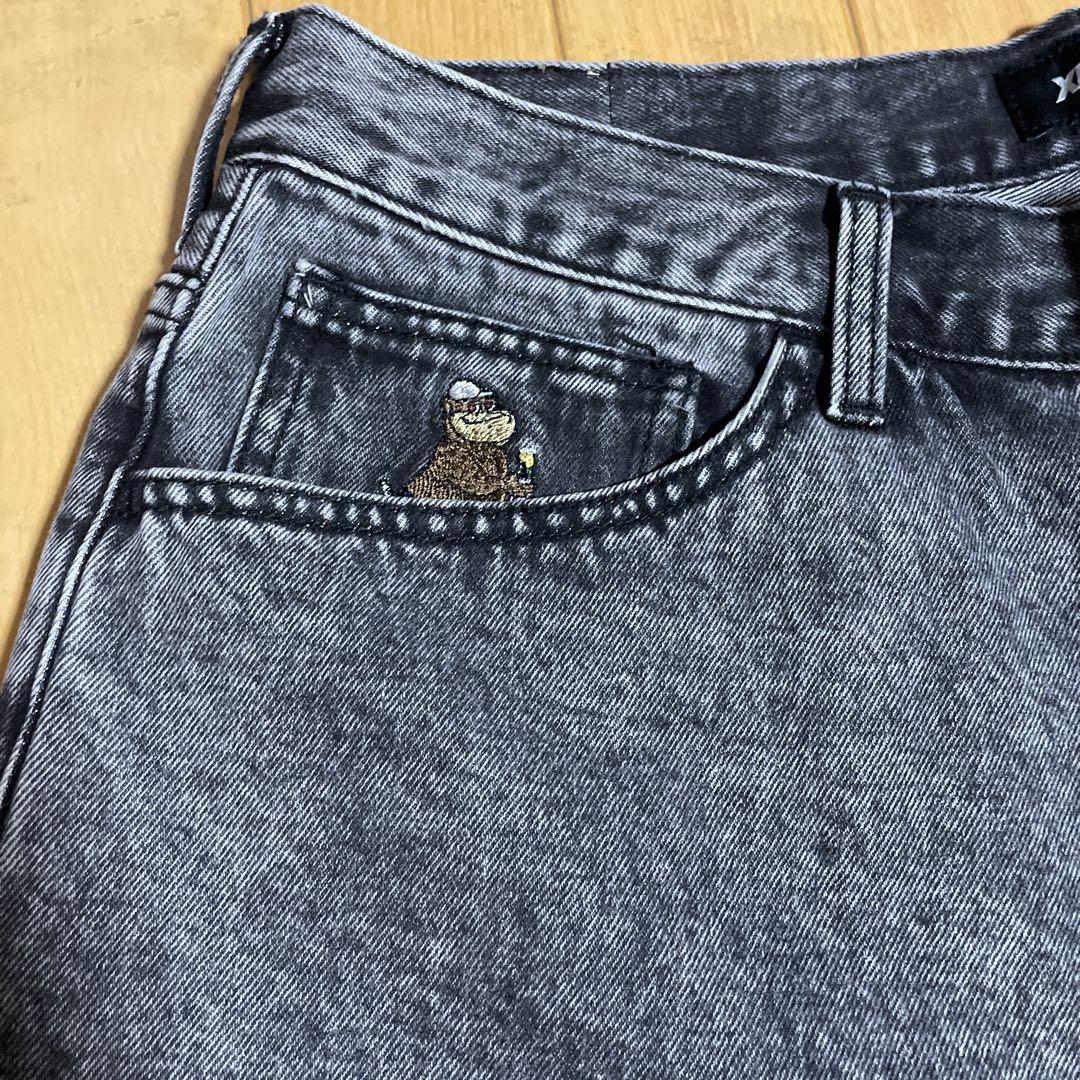 XLARGE ブラック系ショートパンツ 36インチ