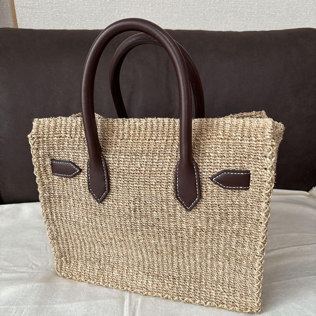 美品　SEAカゴバック