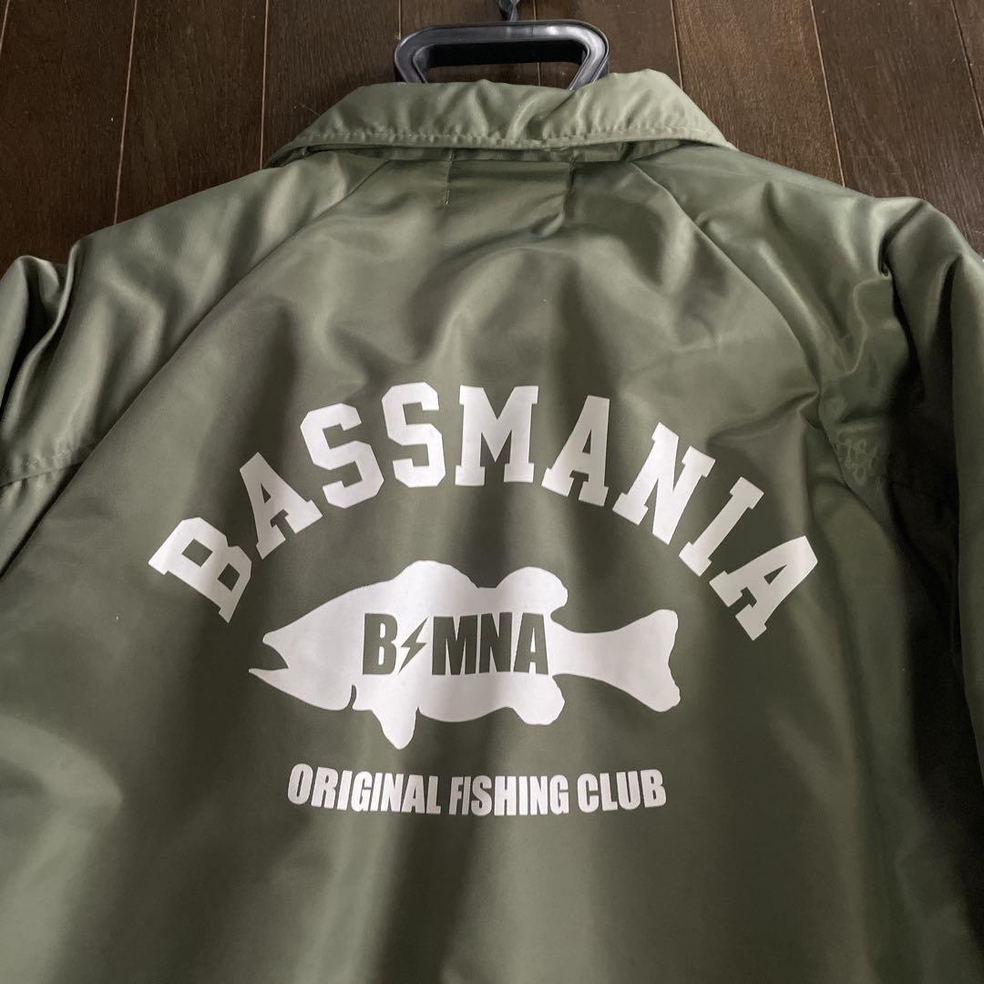 BASSMANIA コーチジャケット オリーブ