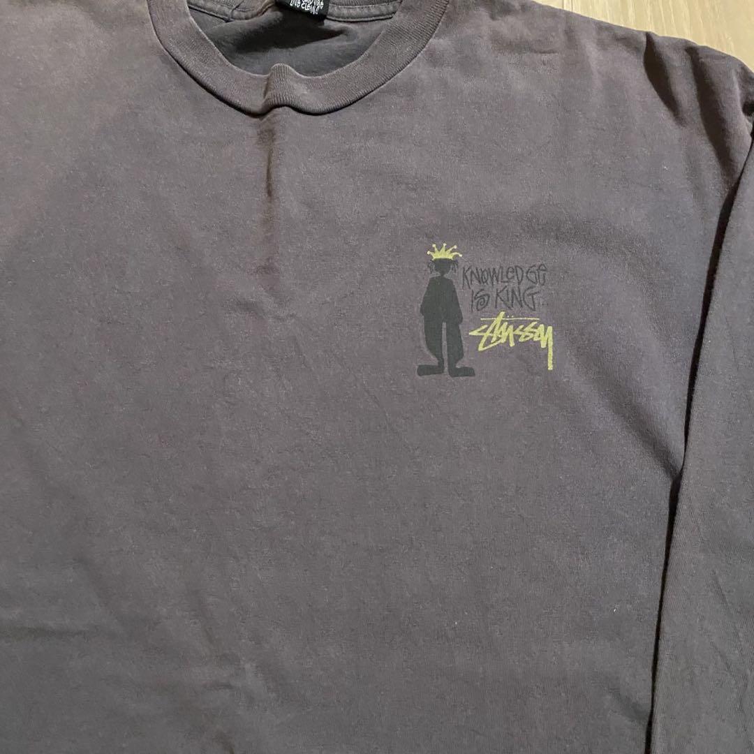 80s vintage】STUSSY シャドーマン ロンT オリジナル USA