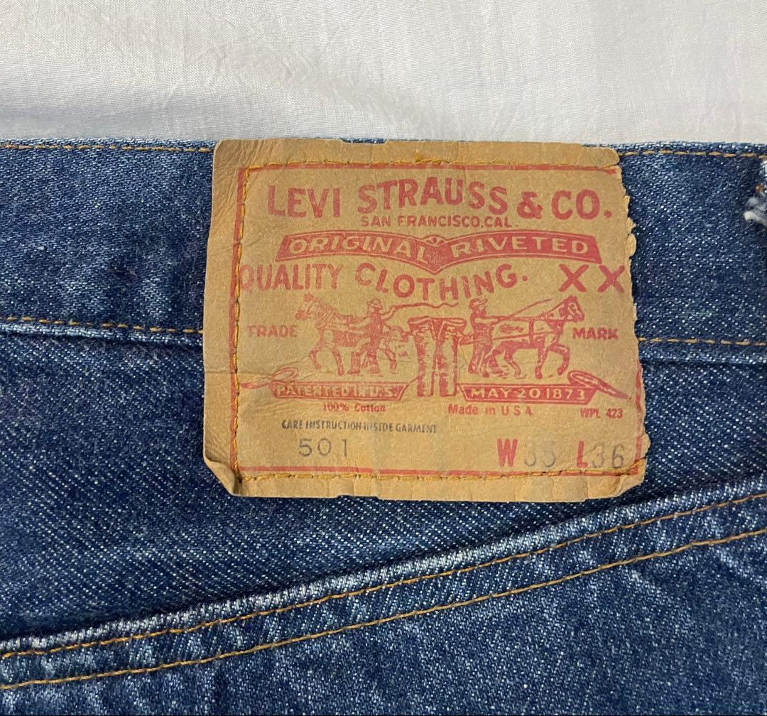 SPECIAL濃紺Levi's 501 REDLINE ボタン裏6 W35 SPECIAL濃紺Levi's 501 REDLINE ボタン裏6 W35