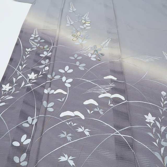 日本最大級 美品 螺鈿 夏着物 正絹 変則絽“特別な輝きを持って日常を抜ける 着物・浴衣