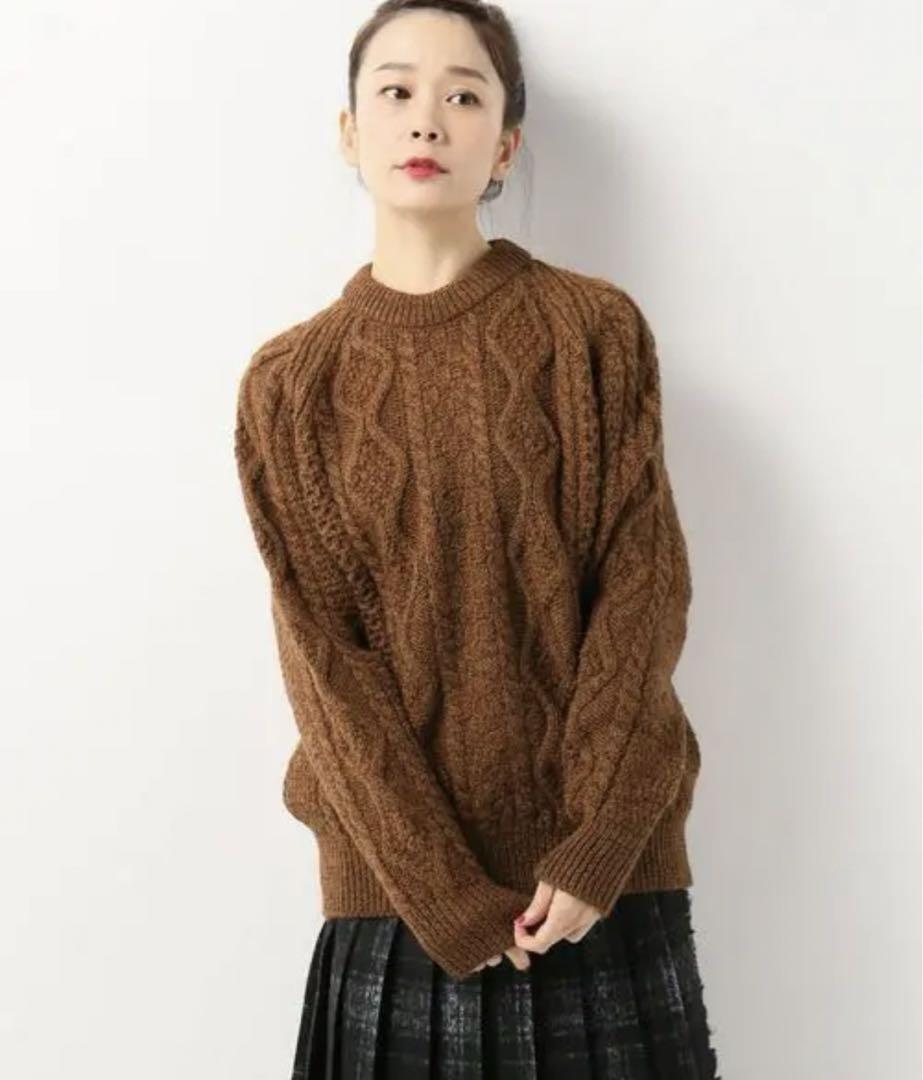 【美品】James Charlotte　アランニットプルオーバー