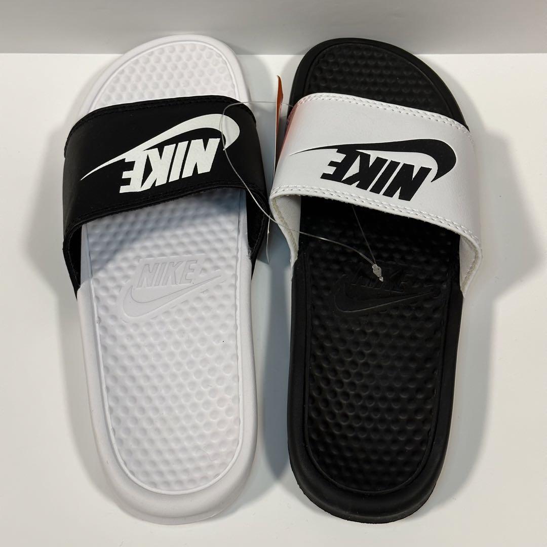 新品未使用　NIKE ナイキ　ベナッシ　ミスマッチ NIKE - 24 NIKE BENASSI MISMATCH ナイキ ベナッシ ミスマッチの