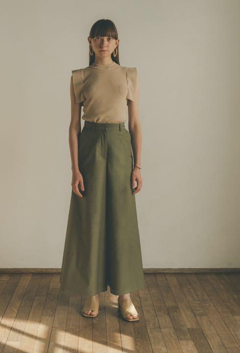 FLARE CHINOS PANTS