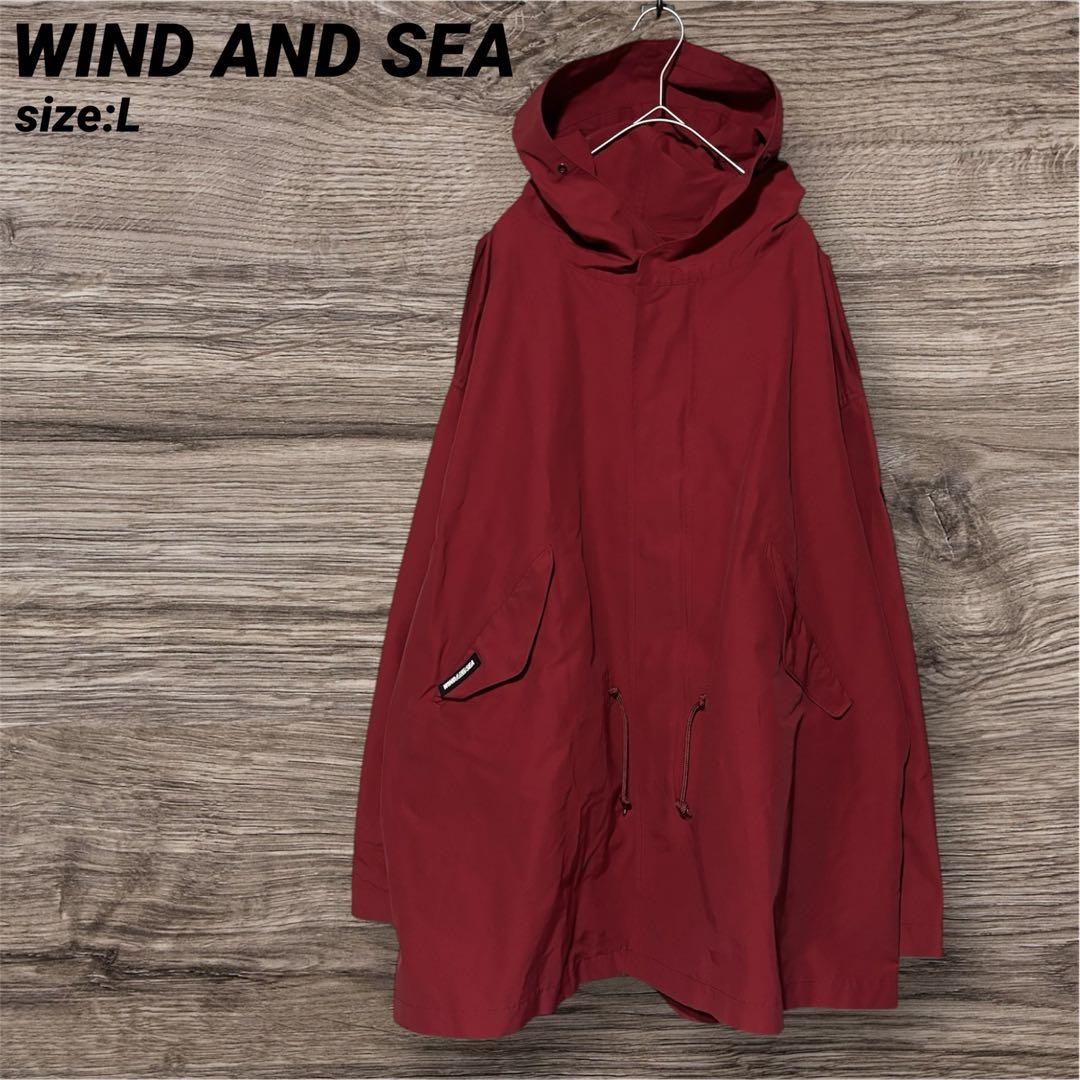 WIND AND SEA ウィンダンシー レッド マウンテンパーカー