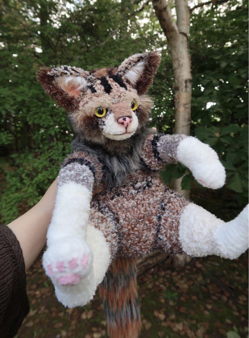 あみぐるみ虎縞の猫さん ハンドメイド