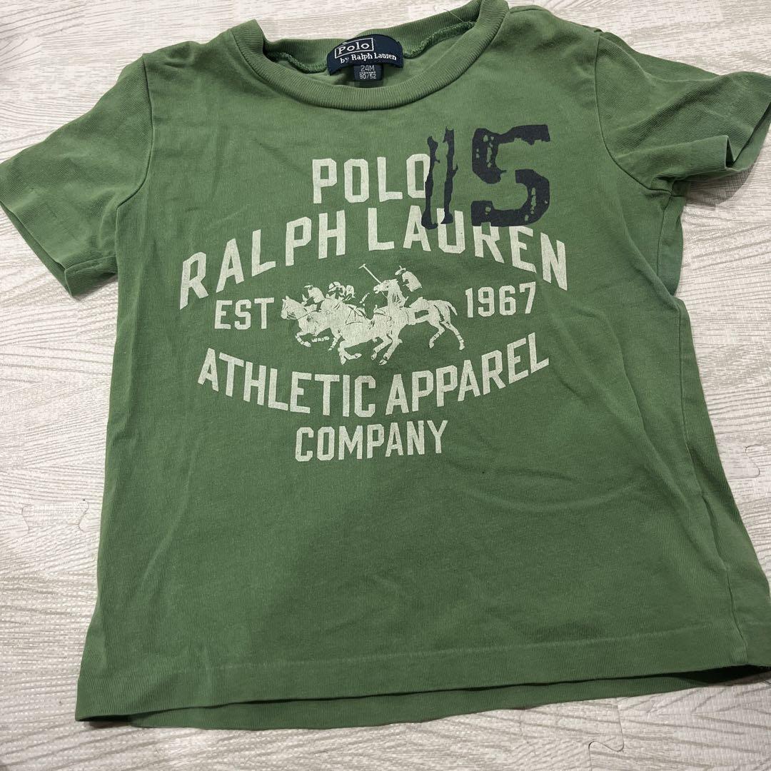 【POLO RALPH LAUREN】ミリタリーグリーン Tシャツ Polo Ralph Lauren Tシャツ 24M 90グリーン - メルカリ