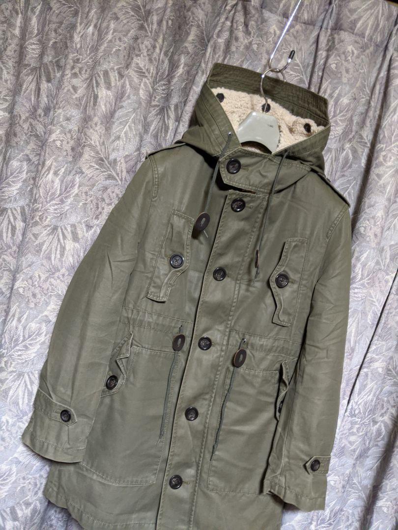 BURBERRYブラックレーベル ボアライナー付モッズコート
