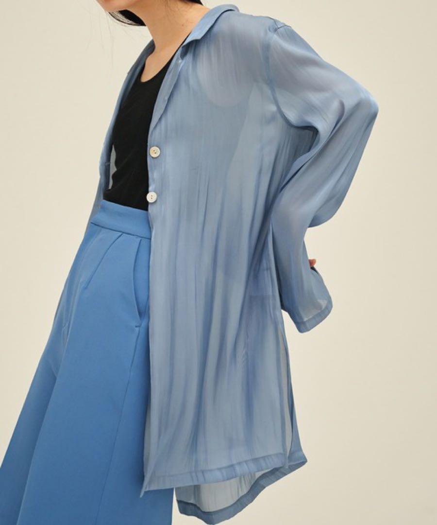 ENOF ☆ sheer jacketシアーシャツ ジャケット トップス