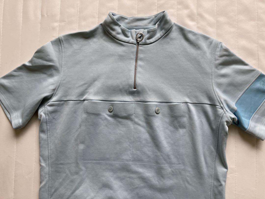 【最新入荷】 Rapha ラファ メルカリ - ライトブルー 半袖 JERSEY RANDONNEE ウェア