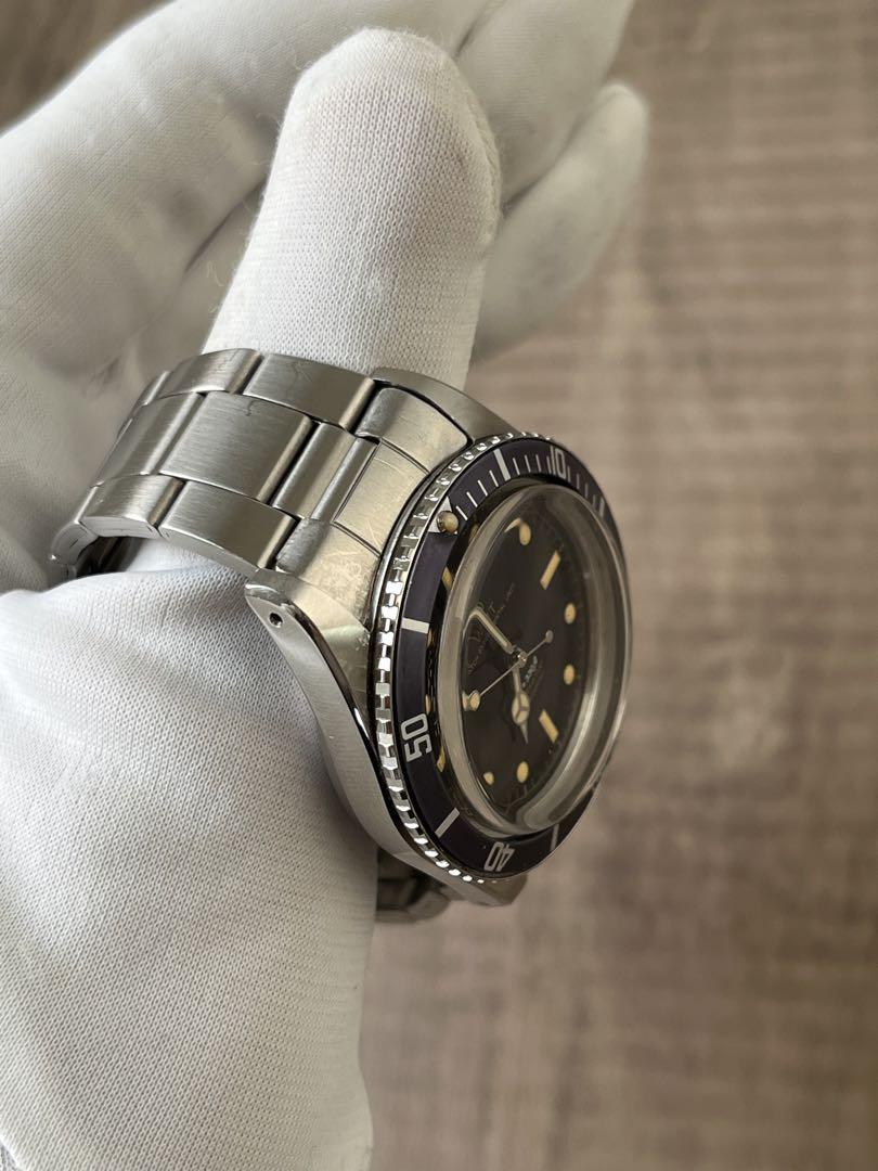 【WMT】SEA DIVER ブラックミラーダイヤル  エイジド加工