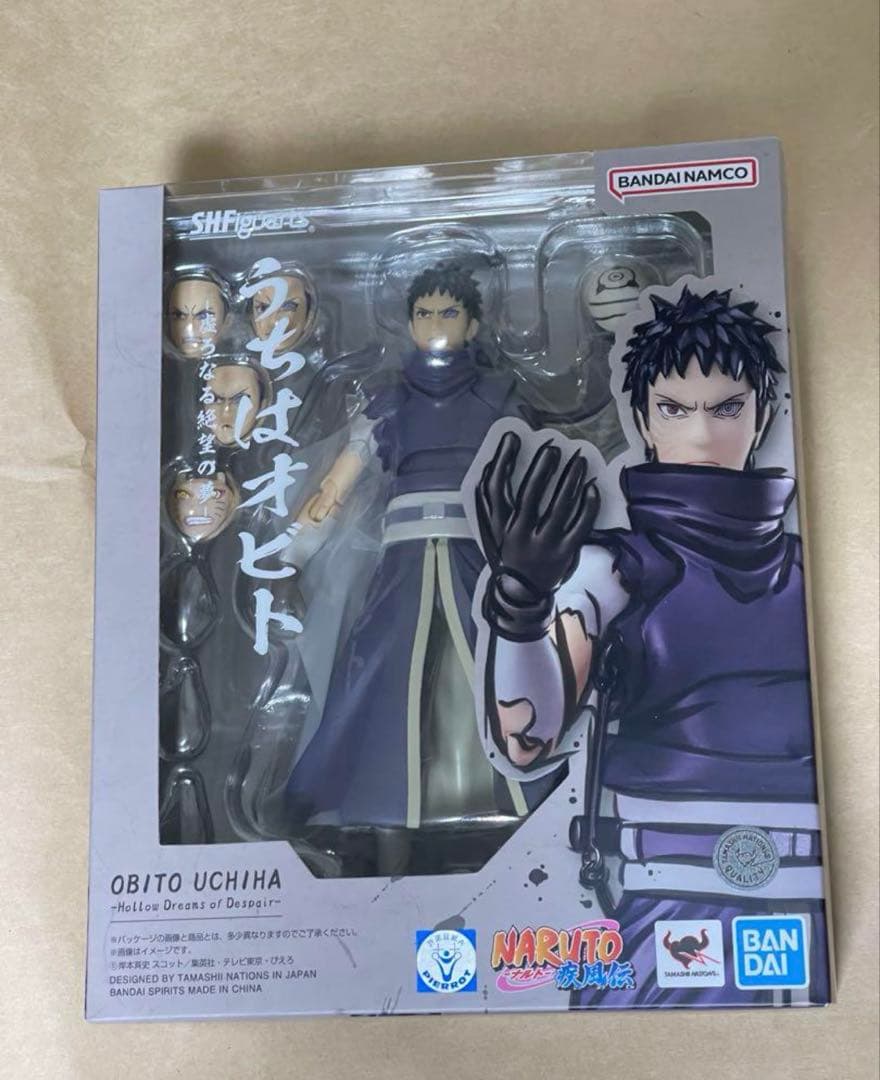 新品未使用　S.H.フィギュアーツ　うちはオビト　オビと