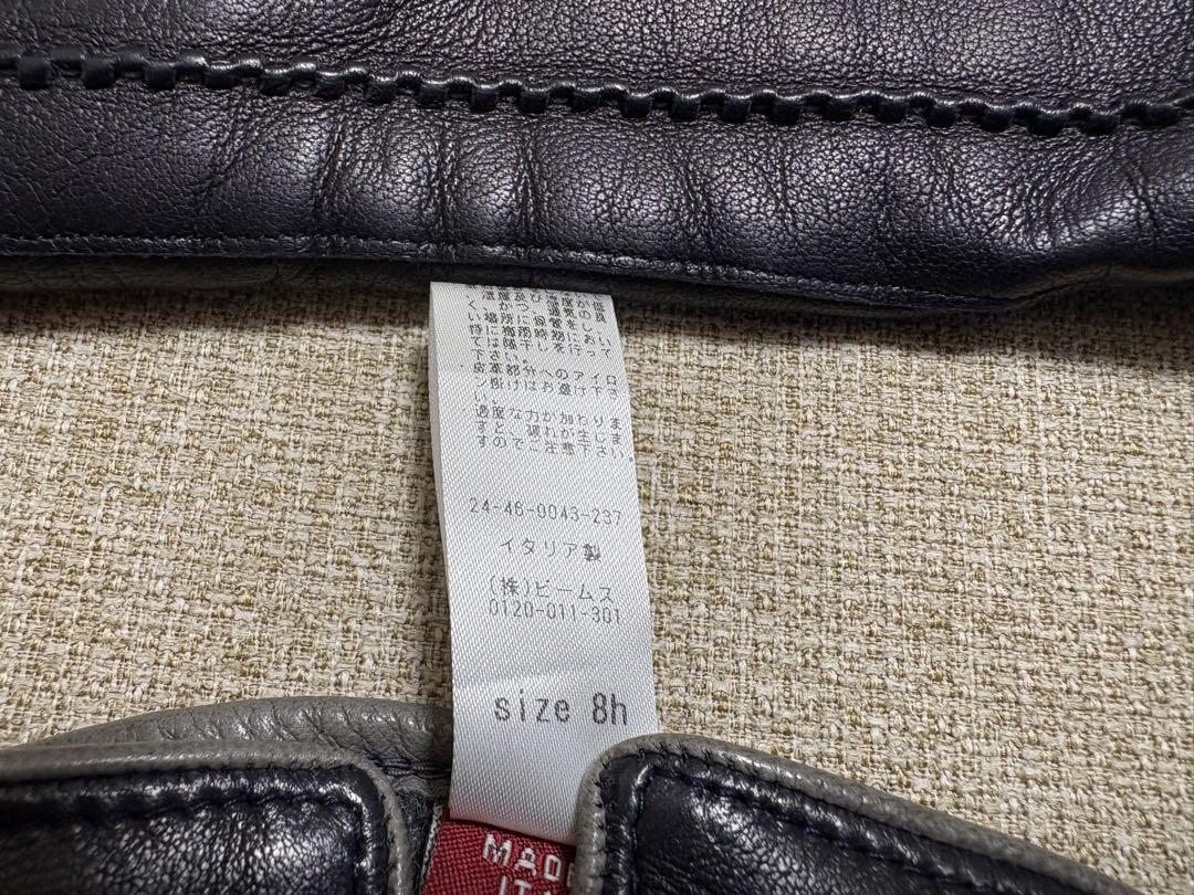 【foreline0101さん専用】CARIDEIナッパレザー ステッチグローブ