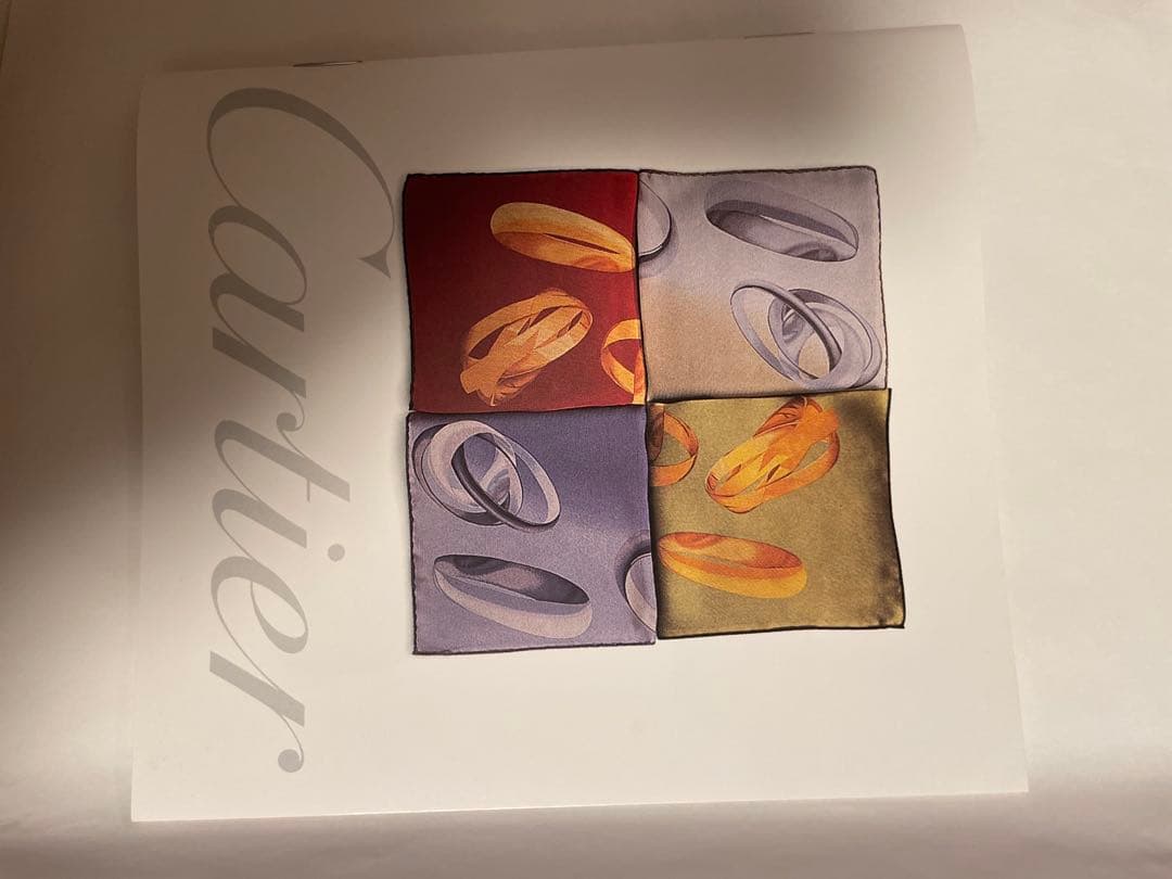 Cartier スカーフ 【未使用品】 Cartier スカーフ 【未使用品】