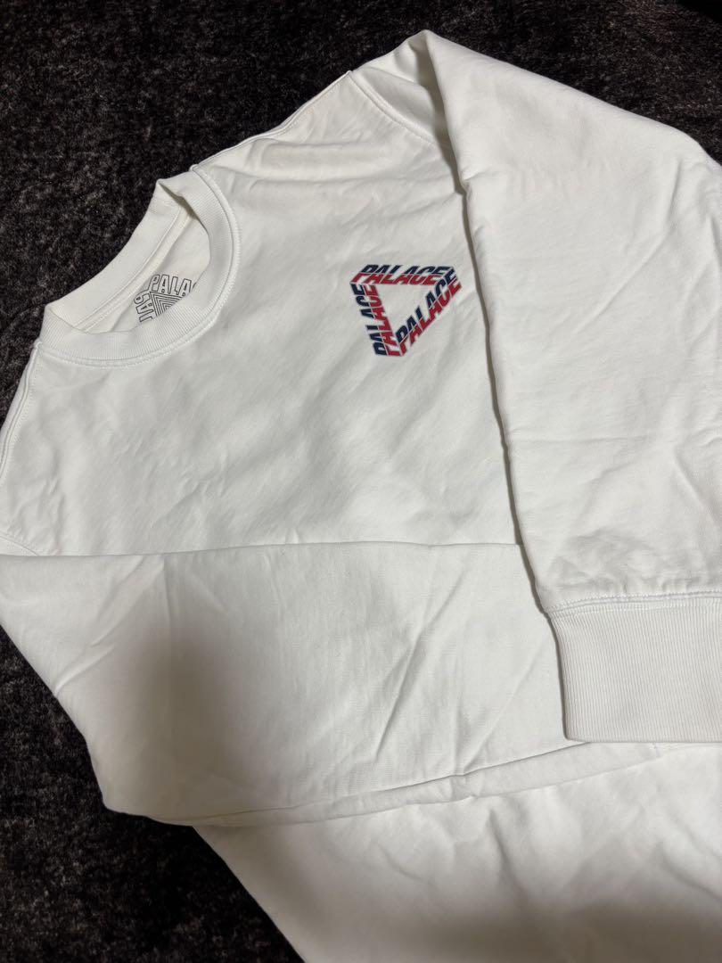 最終値下げ　PALACE トレーナー Sサイズ ホワイト