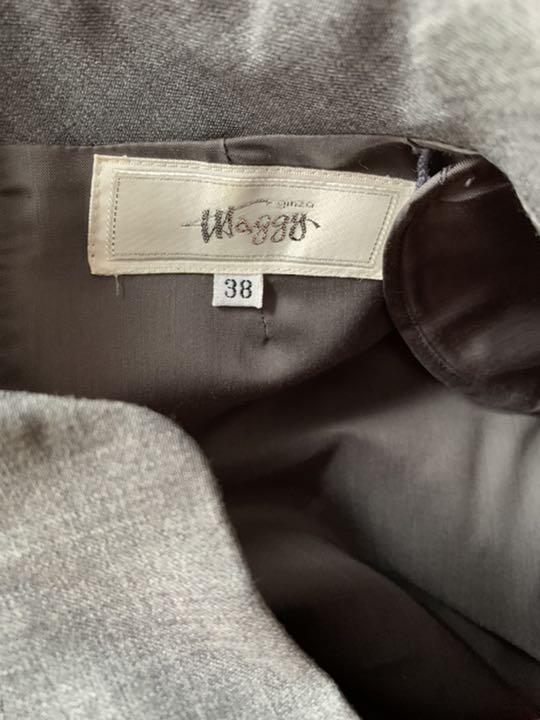 関税送料込【MAC DUGGAL】ロング ワンピース ギャザー グレー BEARDSLEY - BEARDSLEY ビアズリー ギャザーワンピース グレー