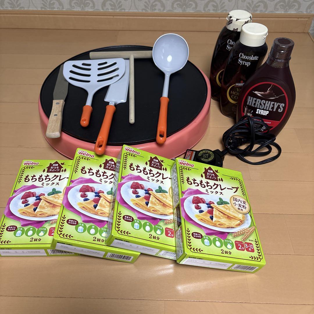クレープメーカー　クレープ機会温度調整可能　クレープまとめ売り