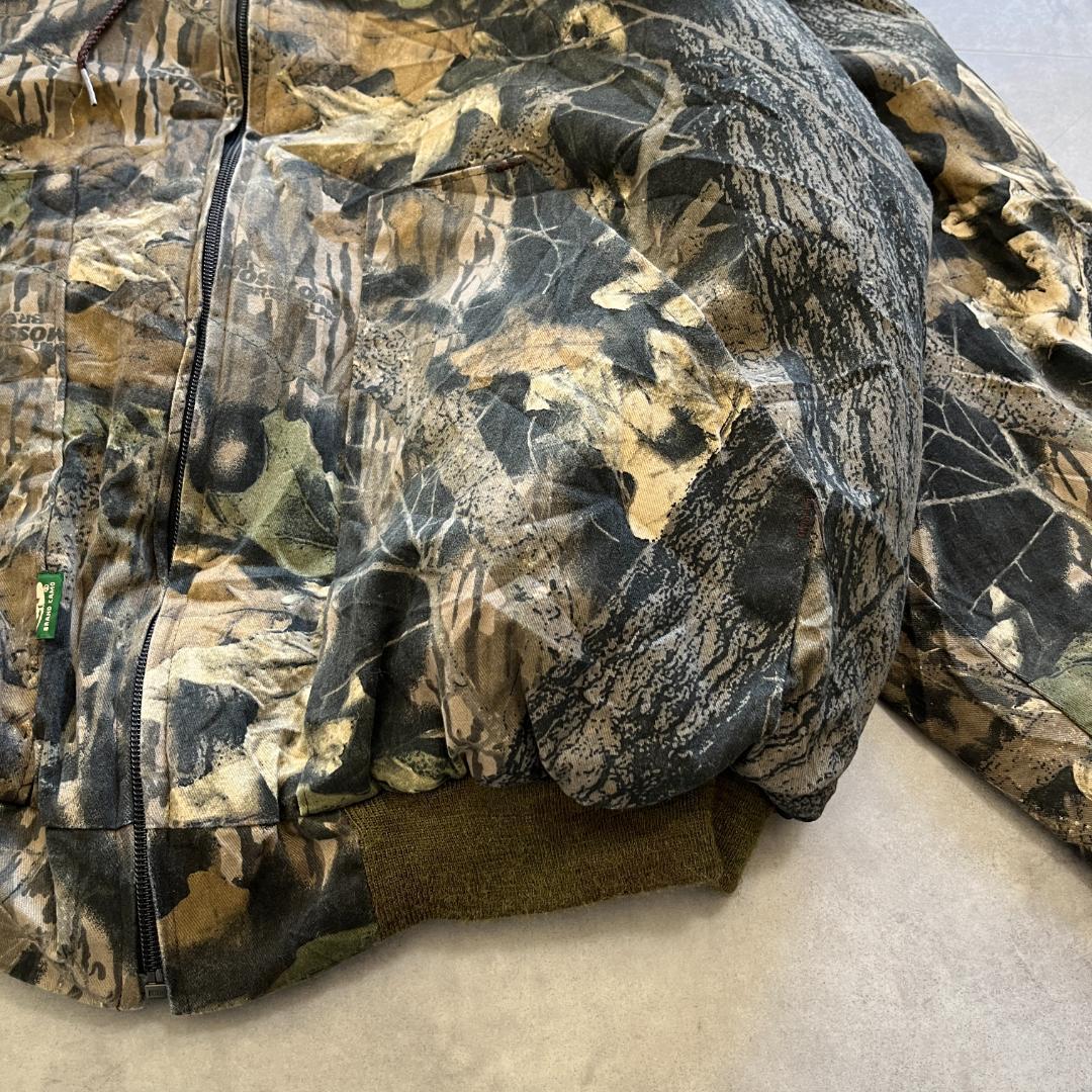 MOSSY OAK リアルツリーカモ 中綿ジャケット パーカー USA製 XL