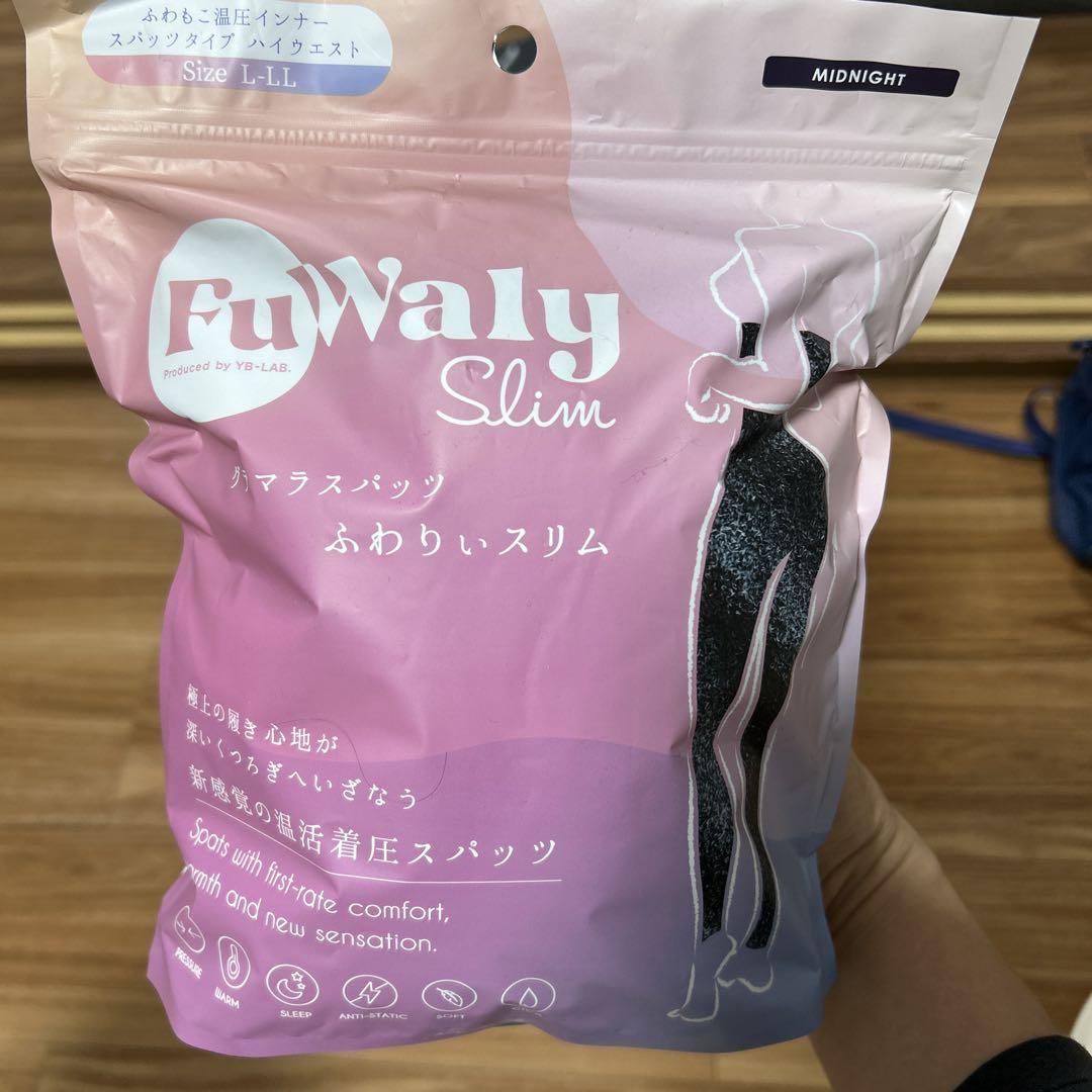 FuWaly Slim 着圧ソックス L-LL ミッドナイト