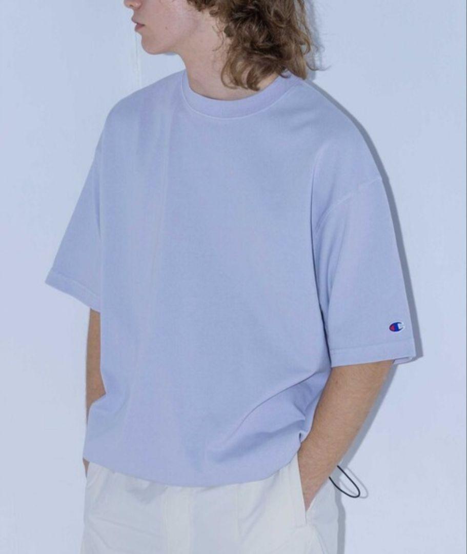 Champion × monkey timeピグメント ドローコード Tシャツ