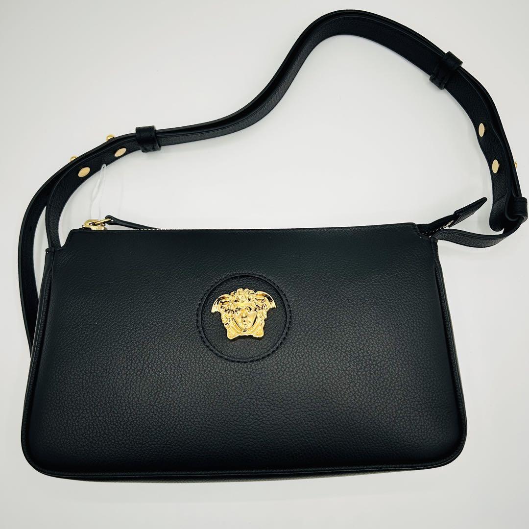 【新品未使用】VERSACE ヴェルサーチ レザー メデューサ ハンドバッグ
