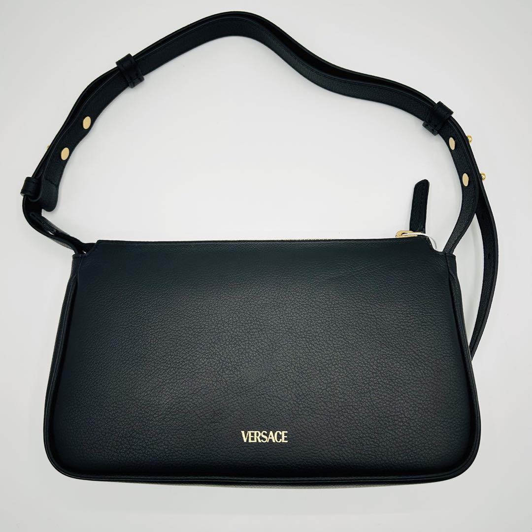 【新品未使用】VERSACE ヴェルサーチ レザー メデューサ ハンドバッグ
