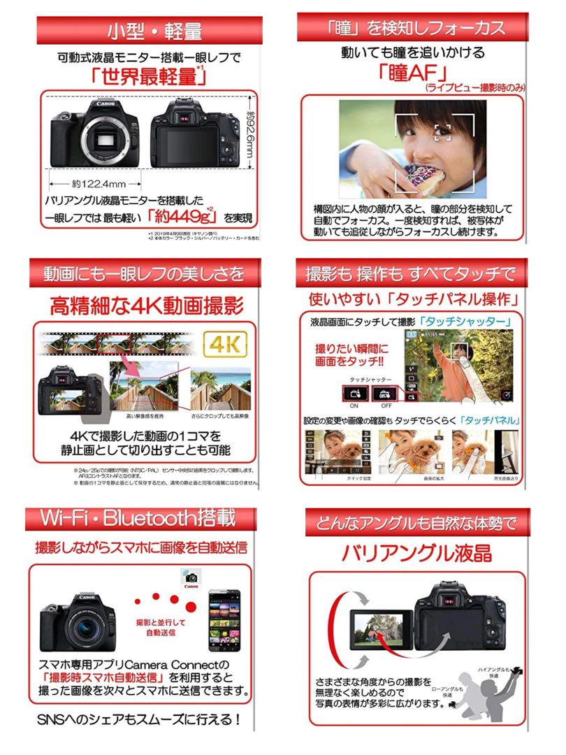 【箱付新品購入総額20万円】 EOS Kiss X10 ダブルズームキット