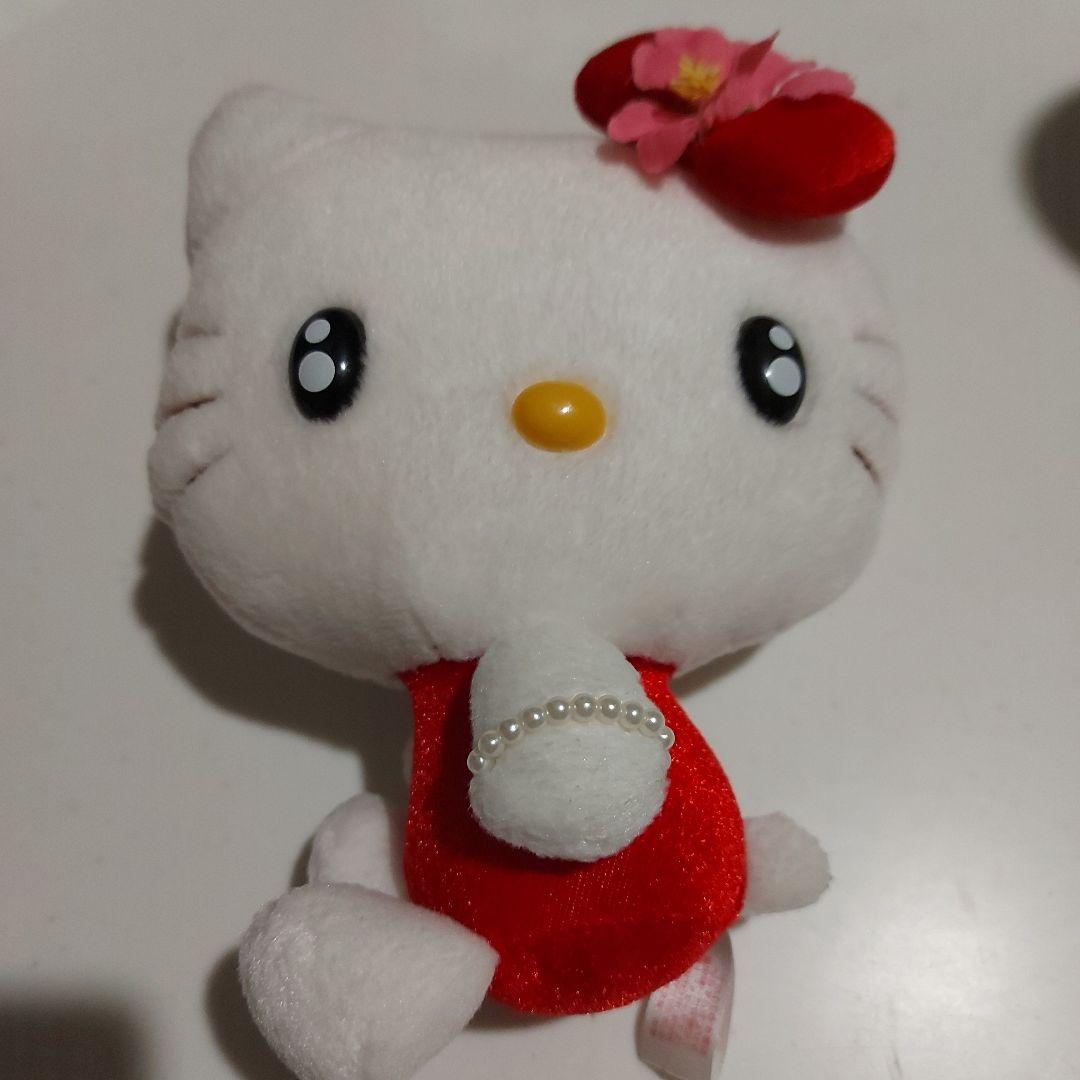 ハローキティ ぬいぐるみ 赤いドレス希少 激レア ハローキティ ぬいぐるみ 赤いドレス 約15cm - メルカリ