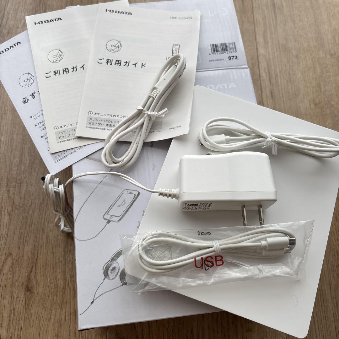 I-ODATACDレコケーブルモデルCD録音AndroidiPhone