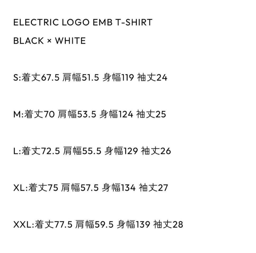 ennoy ELECTRIC LOGO EMB T-SHIRT Lサイズ 画像3