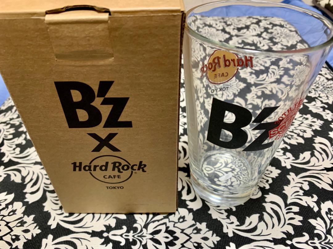 値下げ不可‼️ B'z Hard Rock CAFE コラボ グラス B'z Hard Rock CAFE コラボ グラス