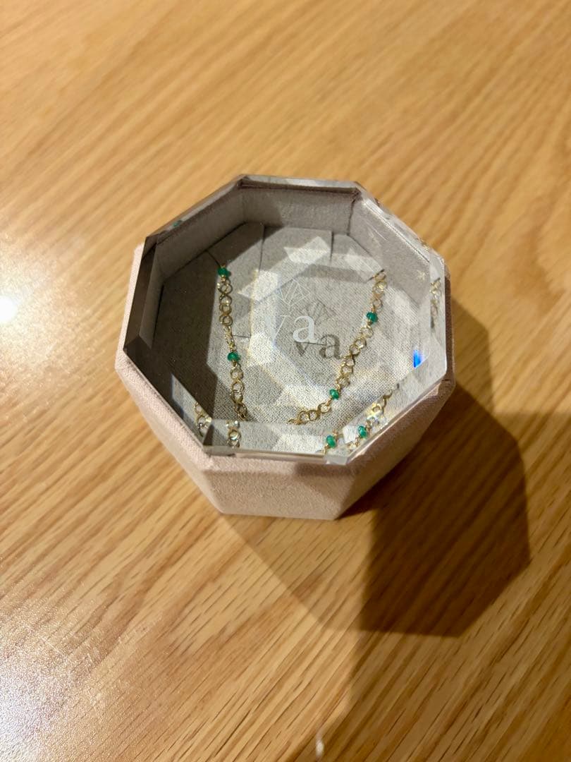 【新品未使用】ヴァンドーム青山 K10イエローゴールドエメラルドブレスレット 【新品未使用】ヴァンドーム青山 K10イエローゴールドエメラルドブレスレット