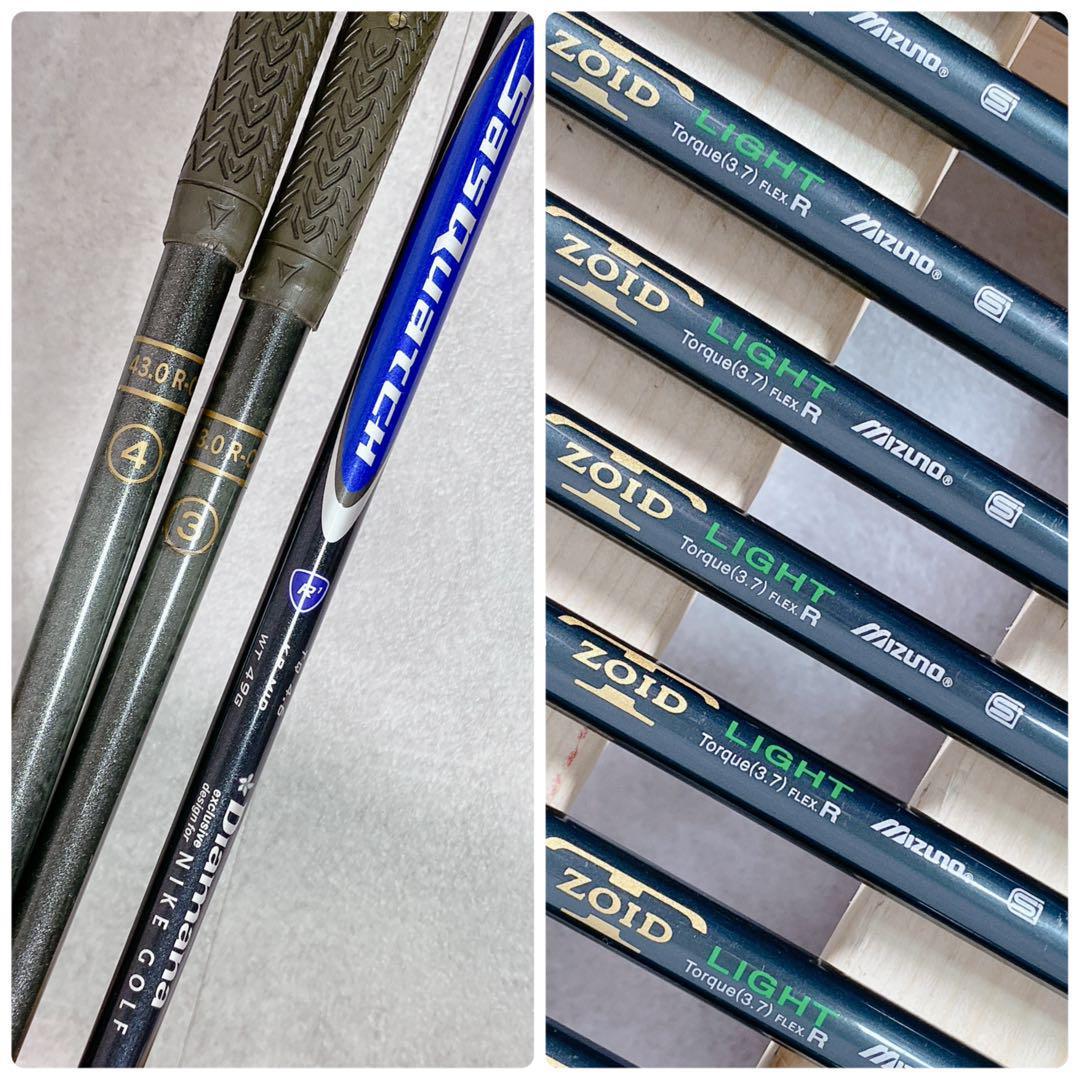 X212 NIKE mizuno 他 メンズ ゴルフ セット 14点 初心者