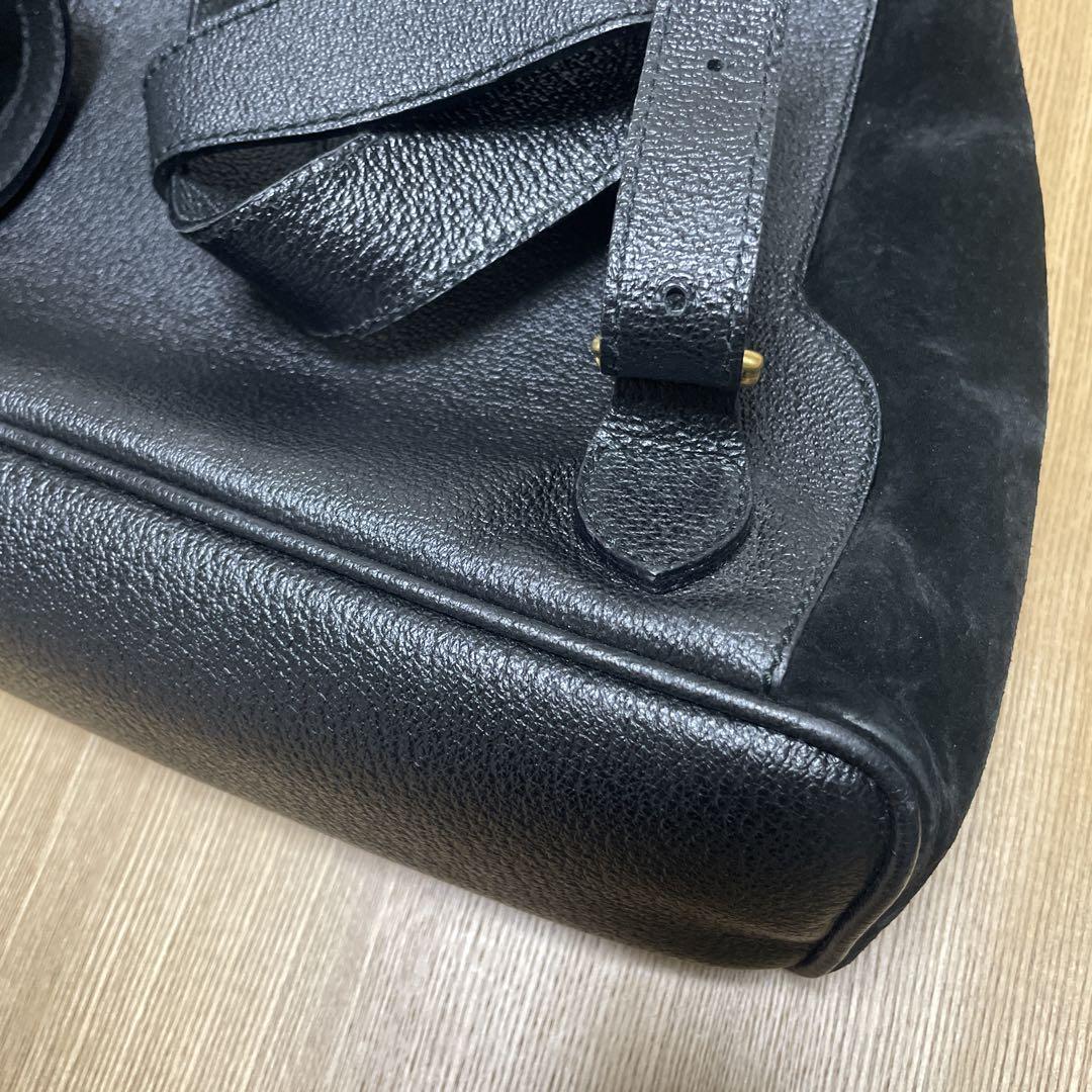 美品　GUCCIバンブーリュック黒