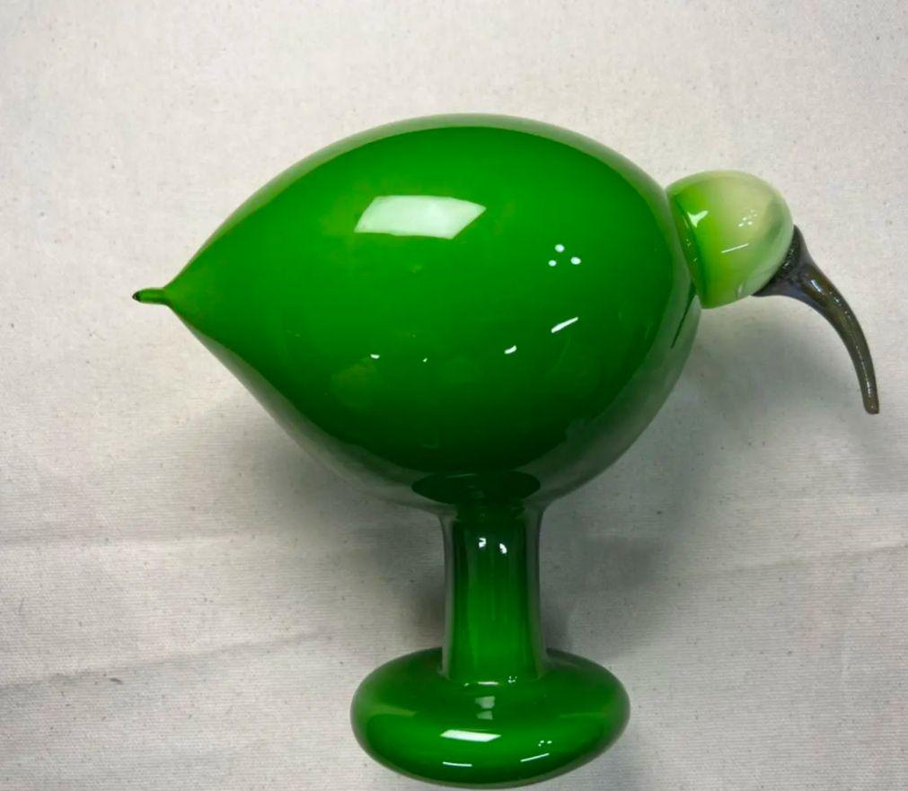 新品 iittala バード バイ トイッカ トキ (緑)