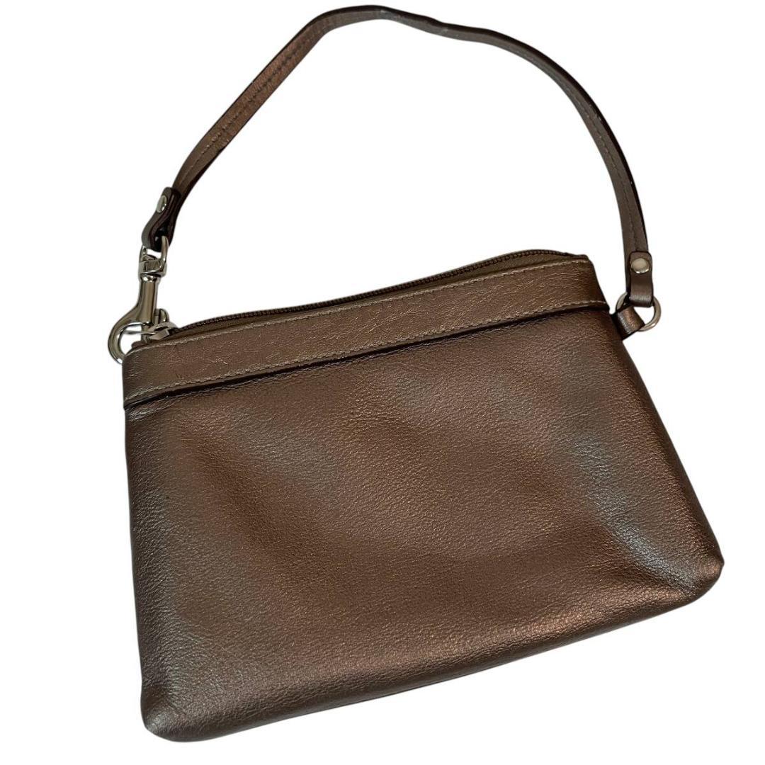 美品】COACH コーチ ワンハンドバッグ アクセサリーポーチ