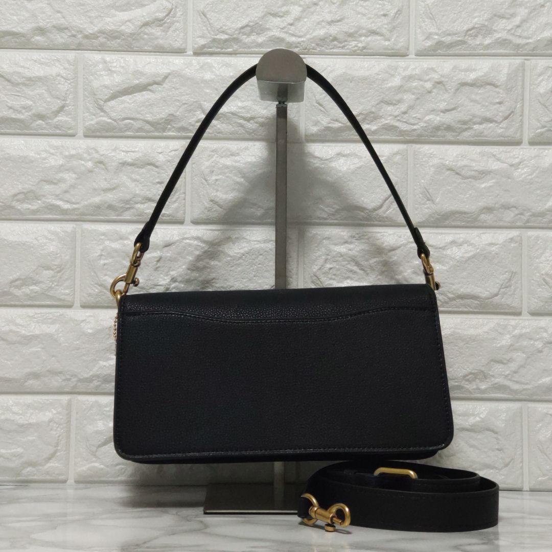 COACH コーチ タビー ショルダー バッグ ブラック 黒 73995