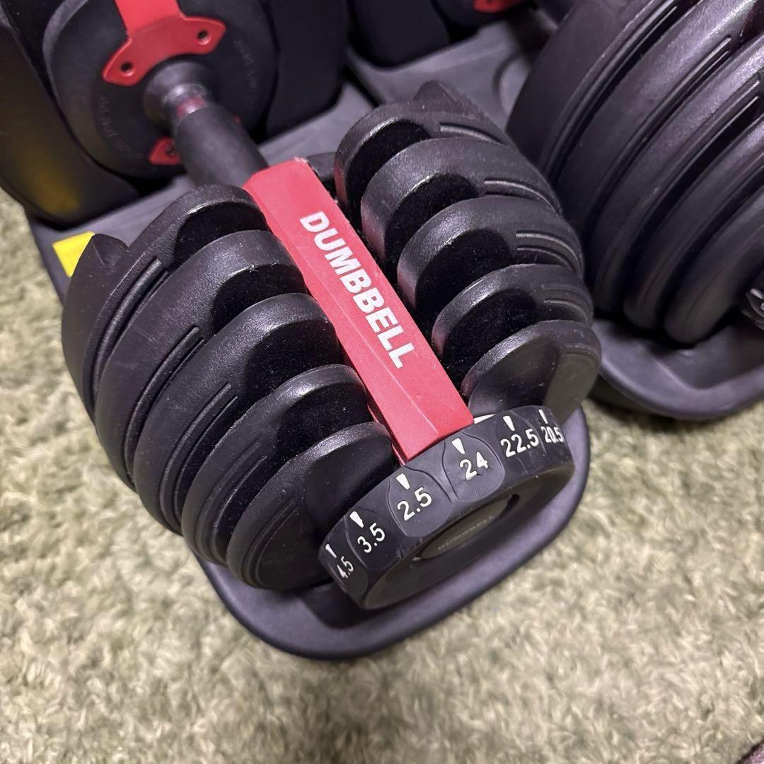 ❶可変式ダンベル 24kg ×1個